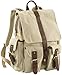 Produktbild Xcase Retro Rucksack: Canvas-Rucksack mit Lederapplikationen (Segeltuch Rucksack)