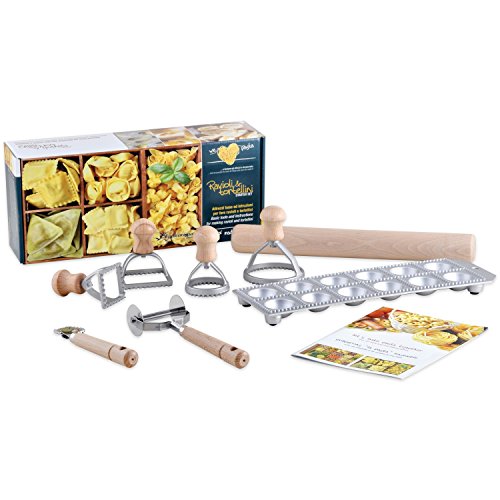 Ravioli & Tortellini Zubereitungs / Pasta Starter Set - Herstellung von Teigwaren