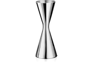 MEYUXG Jigger per cocktail per baristi, Jigger doppio stile giapponese con misure all'interno dello strumento da bar Shot Measure Jigger, acciaio inossidabile 304 (30/45 ml)