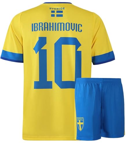 T-shirt Officiel PSG Zlatan Ibrahimovic N°10 - 100% Coton - Taille Enfant - Bleu Marine - Collection Paris Saint-Germain