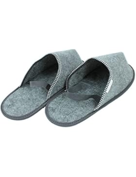 Kettelservice-Metzker® Museumspantoffeln - Filzüberschuhe - Handwerkerpantoffeln mit stabilem Gummiband in Einheitsgröße