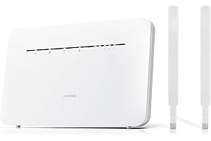 AMAZON RENEWED Unlocked HUAWEI B535-232 CAT7 USB 300mbps 4G Home/Office Router with 2 x External Antennas. Will work with any Sim Card Worldwide (Renewed) (White)