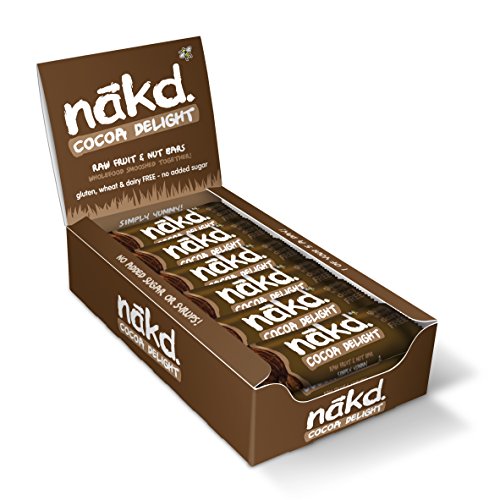 Nakd Cocoa Delight Gluten Free Bar 35 g (Pack of 18)