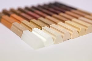 VENEERS ONLINE LTD Konig Wax Filler Sticks 40x4cm Softwax Wood Repair Set #130