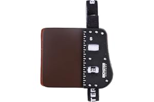 BICASTER SP3 Barebow Finger Tabs Pelle Bovina Face+Piastra in Alluminio