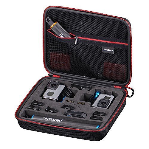 Smatree Funda Dura de Transporte para Gopro Hero 2018, GoPro Hero7/6/5/4/3+/3/2/1,Osmo Action