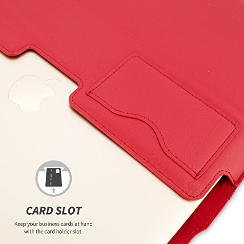 Macbook 12 Sleeve (Rot), Snugg – Hülle mit lebenslanger Garantie für Macbook 12 - 2