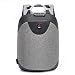 Produktbild HGDS Rucksack mit Diebstahlsicherung und Passwortschloss und USB, intelligenter Laptop, für Reisen, grau (Grau) - IRUT-578