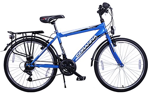 24 ZOLL JUNGEN FAHRRAD 21-GANG SHIMANO MIT BELEUCHTUNG FARBE BLAU TMX - 6