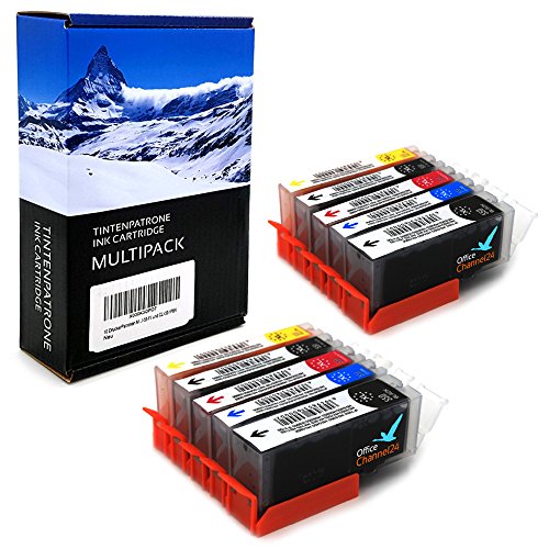 10 Tintenpatronen kompatibel zu Canon PGI 550 PGBK XL CLI 551 C XL CLI 551 M XL CLI 551 Y XL und CLI 551 PBK XL für Canon Pixma IP7250 MG5450 MG6350 MX725 MX925 MG7150 MG 6450 MG 5550 MG 5655
