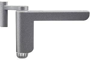 Achkey Türschließer Automatischer Türanlehner Innentür für Zimmertüren, Grauer Türschliesser Ohne Bohren und Schrauben