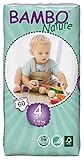 Bambo Nature Maxi Size 4 (15-40lb / 7-18kg) Eco Nappies - 60 pieces per Tall Pack