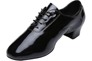 BIISDOST Scarpe da ballo da uomo, scarpe da ballo latina, scarpe da ballo slip-on, scarpe da uomo, scarpe da trekking, scarpe da lavoro, scarpe da lavoro, scarpe da lavoro, antiscivolo, suola morbida, punta