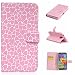 Produktbild Nancen Samsung Galaxy S5 / I9600 SM-G900F (5,1 Zoll) Handyhülle, Bunt Nette Muster Flip Etui Case Cover Lederhülle PU leder Folio Bookstyle Schutzhülle mit Standfunktion, Brieftasche und Karte Tasche [Rosa Herz]