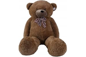 Gustaw Miś Duży XXL Bueno - Pluszowa Przytulanka, Zabawka i Dekoracja w Jednym - Miękki Pluszak Gigant (Brązowy, 100cm)