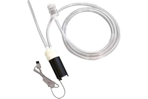 ‎SHARPLACE Sharplace Brewings Siphonpumpe USB Elektrische Weinpumpe Weinherstellungszubehör Siphonpumpenrohrschlauch Leistungsstarkes tragbares Schnapsabsauggerät, 1m Filter