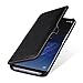 Produktbild StilGut Book Type Case mit Clip, Hülle Leder-Tasche für Samsung Galaxy S8+. Seitlich klappbares Flip-Case aus Echtleder für Das Original Samsung Galaxy S8 Plus, Schwarz