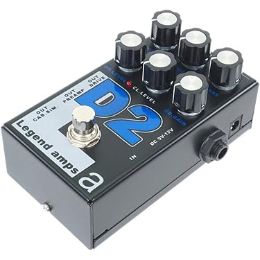 AMT P1 Preamplificatore Per Chitarra - Pedale JFET 1 Canale Con Cab Sim, Emulazione Peavey 5150
