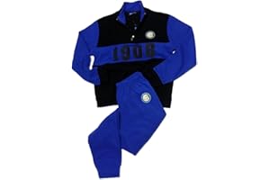 Planetex Pigiama Uomo Inter Calcio Abbigliamento Ufficiale FC Internazionale PS 08490 Caldo Pile