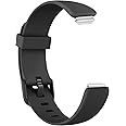 Tobfit Watch Strap Compatible with Inspire 2 (Watch Not Included), Removable Soft Belts for Fitbit Inspire 2 Wristband, Smartwatch Band for Men & Women