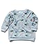 M&Co Baby Boys Long Sleeve Colourful Transport Car Van Print Casual Sweat Top Blue 12/18 Mnth