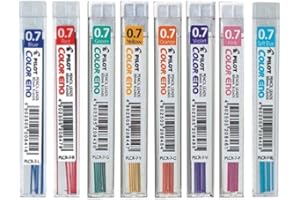 Wkłady Pilot PLCR-7-SL Eno, 0,7 mm, wielokolorowe, opakowanie 8 szt.