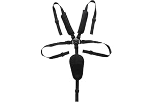 APKPESTERML 1 Pcs 5 Punkt Gurt Sicherheitsgurt, Verstellbarer Hochstuhl-Sicherheitsgurte Multifunktional Kinderschutzgurt Anschnallgurt für Baby Kinderwagen Ersatz-Sicherheitsgurte (A)