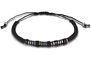 Candyfancy Morse Code Bracelet Secret Messages Handmade Wood Beads Friendship Code Bracelet Encouragement Bracelets Adjustable Gift Jewelry For Friends