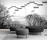 Jiangnan Shuixiang Landschaftsmalerei Hintergrund Wandmalerei, 400Cm X 280Cm