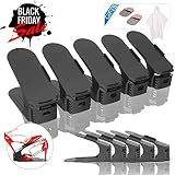 10PCS Organizador de zapatos Soporte de calzado con ranura ajustable,...