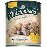 Christopherus Cat Dose für erw. Katzen Geflügel pur | 6x800g