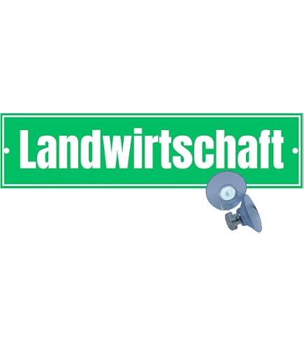 Magnetschild „Landwirtschaft“ – 300x70 Mm, 0,9 Mm Starke Magnetfolie, Witterungsbeständig, Abgerundete Kanten