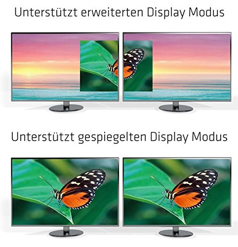 Club 3D CSV-1545 Sense Vision „MST“ Hub USB Type C auf Display Port 1.2 Dual Monitor schwarz - 5