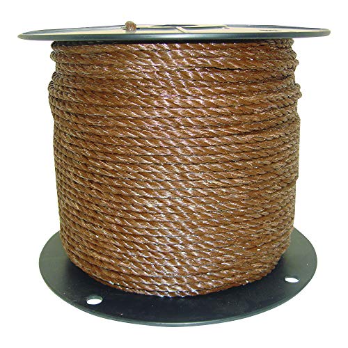 Field Guardian Polyrope, 1/4-Inch, Brown