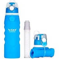 Gourde Filtrante Humagreen Bleu - Filtre Eau Portable Réutilisable 1000L+ Bactéries & Protozoaires, Rando Voyage Camping