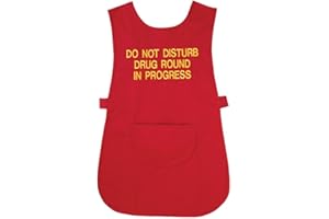 Workwear World 'Drug Round in Progress' Embroidered Medical Care Home Tabard