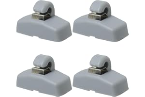 LAITEJITUAN 4 Stück Auto Halterung Sonnenblende Auto Sonnenblende Clip Kompatibel mit VW Caddy Golf Mk4 Sharan Passat Polo Amarok Transporter T5 Touran Seat Ibiza Leon Skoda Fabia Octavia Superb 3B0857561B
