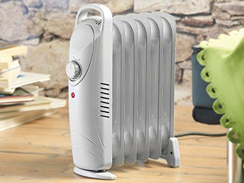 Sichler Haushaltsgeräte Mobile 600-Watt-Elektroheizung / Öl-Radiator-Heizkörper - 2