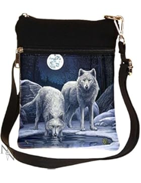 Lisa Parker , Damen Schultertasche mehrfarbig multi