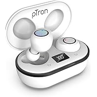 pTron Bassbuds Jets True Wireless Bluetooth 5.0 Headphones, Hi-Fi Audio, Deep Bass, Touch Control Earbuds, IPX4 Sweat…