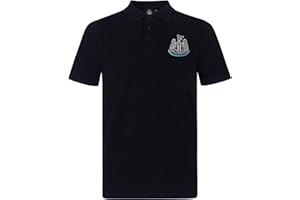 Newcastle United Mens Polo Shirt Crest Official Football Gift