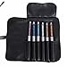 MAKARTT®6PCS Sable Acrylic Gel Brush Pen Set with Roll Up Bag