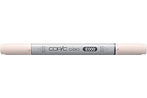 COPIC Ciao E000, Pale Fruit Pink, Twin Marker avec une pointe moyenne et une pointe pinceau