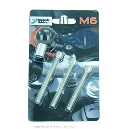 Motorrad Lenkstange Obere Klemme M6 Montage mit 1″ / 25mm Kugel – Verwenden mit RAM / SW-Motech Halterung - 4