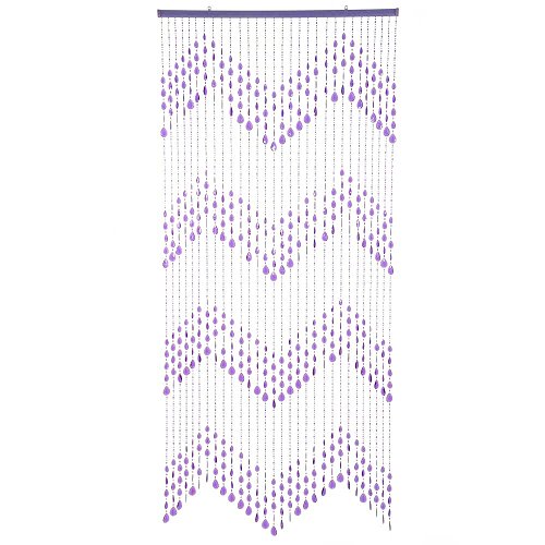 HAB & GUT (DV0333) Türvorhang Form: KLUNKER, Farbe: VIOLETT, Material: Kunststoff, Größe: 90 x 200 cm - 2