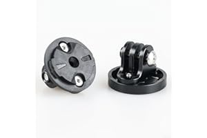 LIOAEUST Soporte para cámara, adaptador macho para bicicleta, accesorios de repuesto para interfaz Garmin Edge, para soporte de computadora Garmin (hembra)