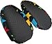 TOZIES Baby Toddler Soft Indoor Play Shoes / Slippers NON SLIP Designed to Stay on (18-36 mths) STARS