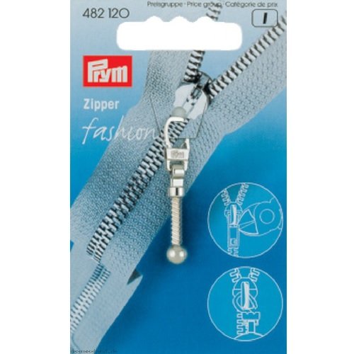 PRYM Fashion Reißverschluss Abzieher, silber