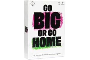 SHOT IN THE DARK Go Big or Go Home: The Hilarious, Fast-Thinking Category Game | 2+ Players | Adults, Teens, Kids & Families