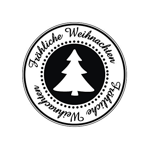 28862000 Stempel Fröhliche Weihnachten , 3cm ø